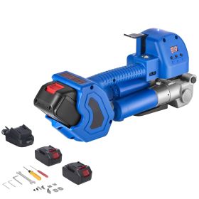 Electric Strapping Machine, 2 x 4000mAh Batteries, Automatic Strapping Tool with Digital Display for 0.394-0.748 inches Wide PET Straps