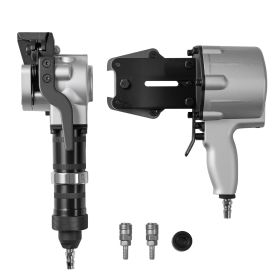 Pneumatic Steel Strapping Machine, 8500 N Tension Force, Metal Strapping Tool Tensioner and Cutter Sealer for 1.26 in Width Metal Belt