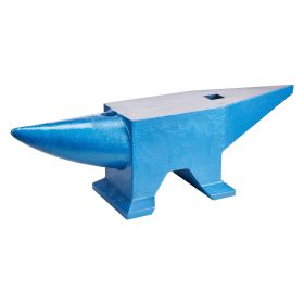 Single Horn Anvil 132Lbs Cast Steel Anvil Blacksmith for Sale Forge Steel Tools with Round and Square Hole and Equipment Anvil Rugged Blacksmith