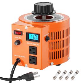 2000VA Auto Variable Voltage Transformer, 15.3 Amp, 110V Input 0-130V Output AC Voltage Regulator