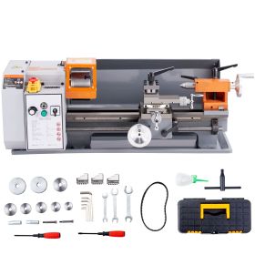 Benchtop Metal Lathe, 7'' x 13.78'', offers precise metalworking with a 0-2200 RPM variable speed