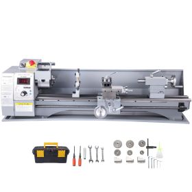 Metal Lathe, 210x720 Mini Lathe Machine, 2500 RPM Variable Speed Change, 750W Precision Mini Lathe, Metal Working Lathe with Brushless Motor