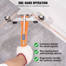 Pipe Tube Bender, 1/4"-7/8" O.D. Ratcheting Tubing Bender