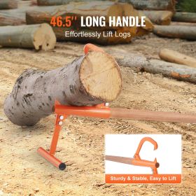 Timberjack, 46.5 in, Heavy Duty Log Lifter with Wooden Handle, Log Roller with Adjustable Cant Hook, Logging Tools Log Jack for Logs Ups to 15" D