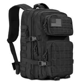 XG-MB45 - Men's Molle Military Tactical Backpack 45 Liter (Color: BLACK)