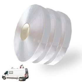 1pcs/3pcs Butyl Tape Black, 1/8-In x 3/4-In x 30-Foot , Double Sided Leak Proof Waterproof Butyl Sealant Tape (QTY: 3PCS)