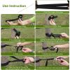 600lbs Load 2 Persons Hammock w/Mosquito Net Outdoor Hiking Camping Hommock Portable Nylon Swing Hanging Bed w/ Strap Hook Carry Bag